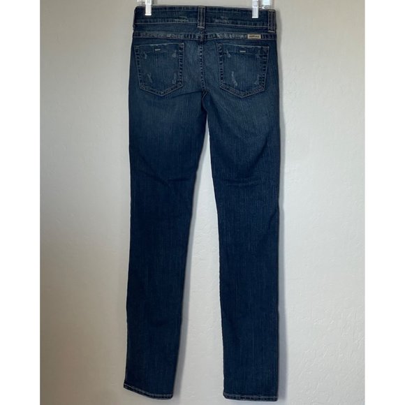 New Just U.S.A. Authentic Originals Distressed Jeans Skinny Leg Junior Size 9 - Picture 3 of 5